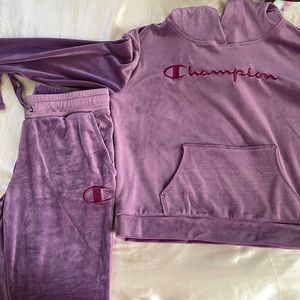 Velour Champion set
